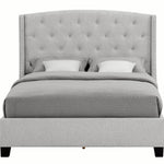 Eva King Bed - Dove