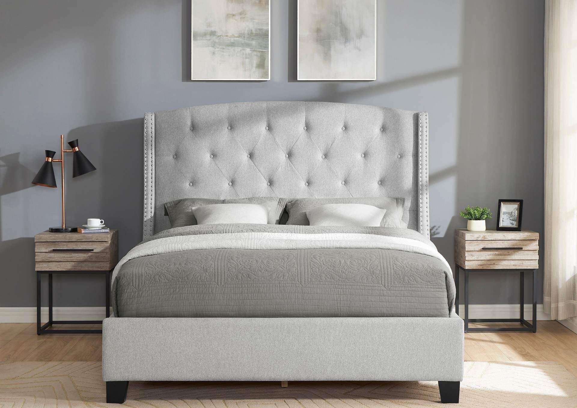 Eva King Bed - Dove - Additional View 3