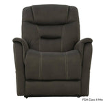 GUNMETAL LAYFLAT LIFT RECLINER