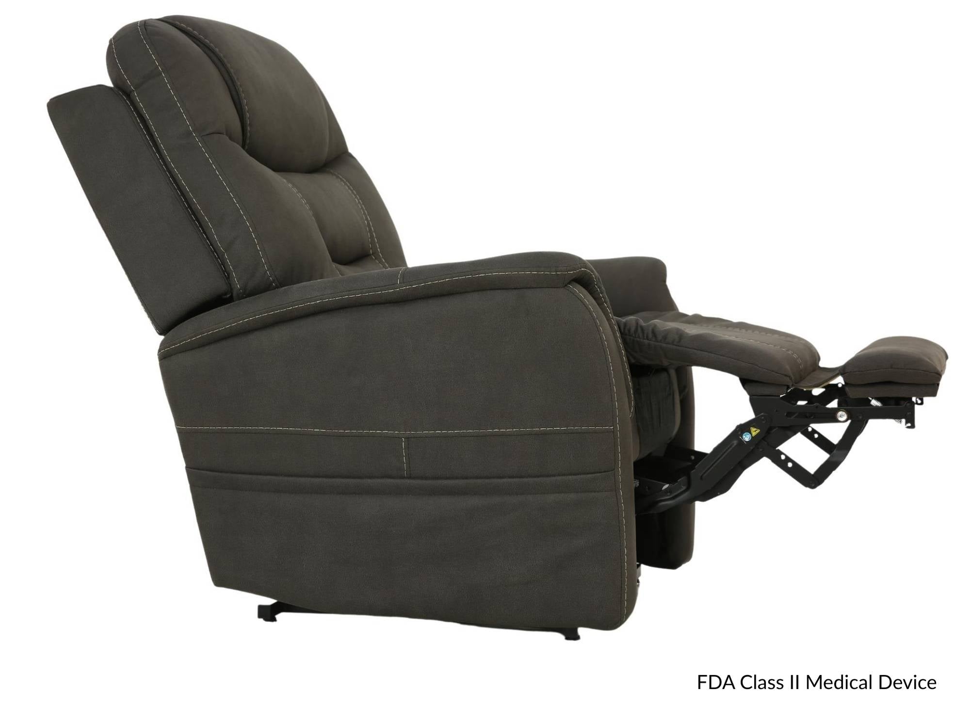 GUNMETAL LAYFLAT LIFT RECLINER - Additional View 2