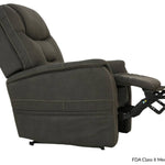 GUNMETAL LAYFLAT LIFT RECLINER - Additional View 2