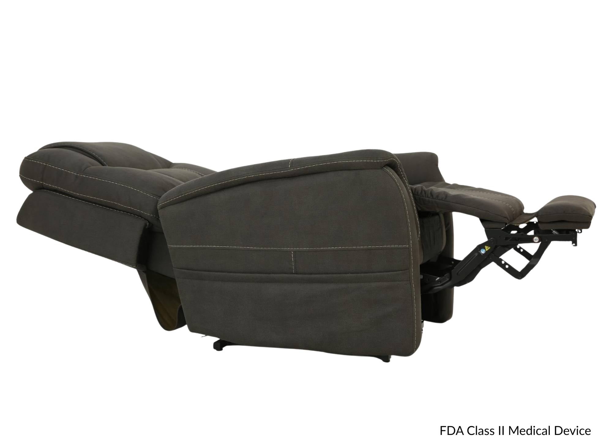 GUNMETAL LAYFLAT LIFT RECLINER - Additional View 3