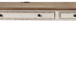 Ashley Furniture - REALYN HOME OFFICE DESK - Light Brown Wood - Desks - Additional View 2