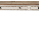 Ashley Furniture - REALYN HOME OFFICE DESK - Light Brown Wood - Desks - Additional View 2