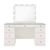 Avery Vanity With Led Mirror - White