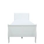 Louis Philip Twin Bed - White
