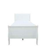 Louis Philip Twin Bed - White