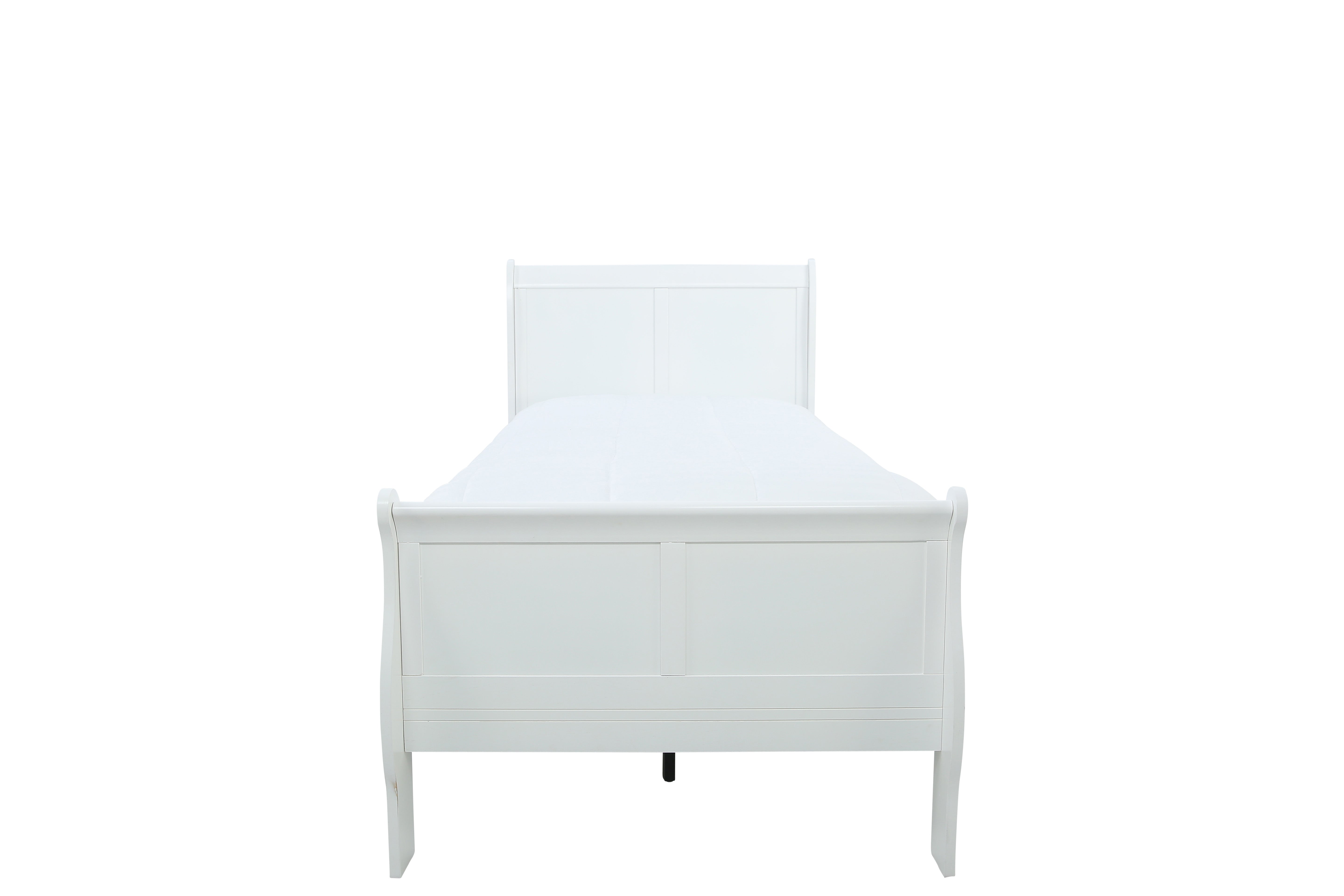 Louis Philip Twin Bed - White