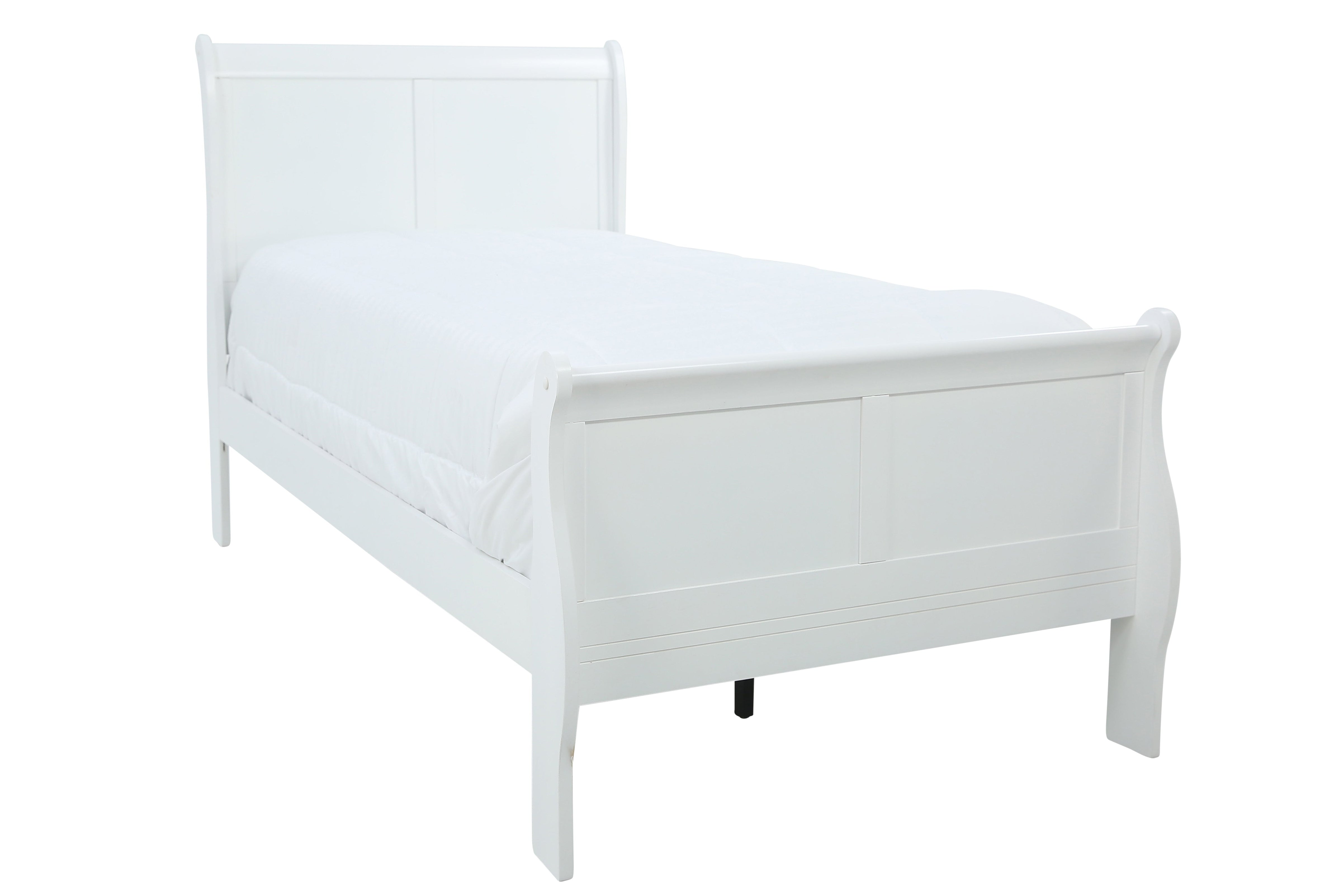 Louis Philip Twin Bed - White - Additional View 1
