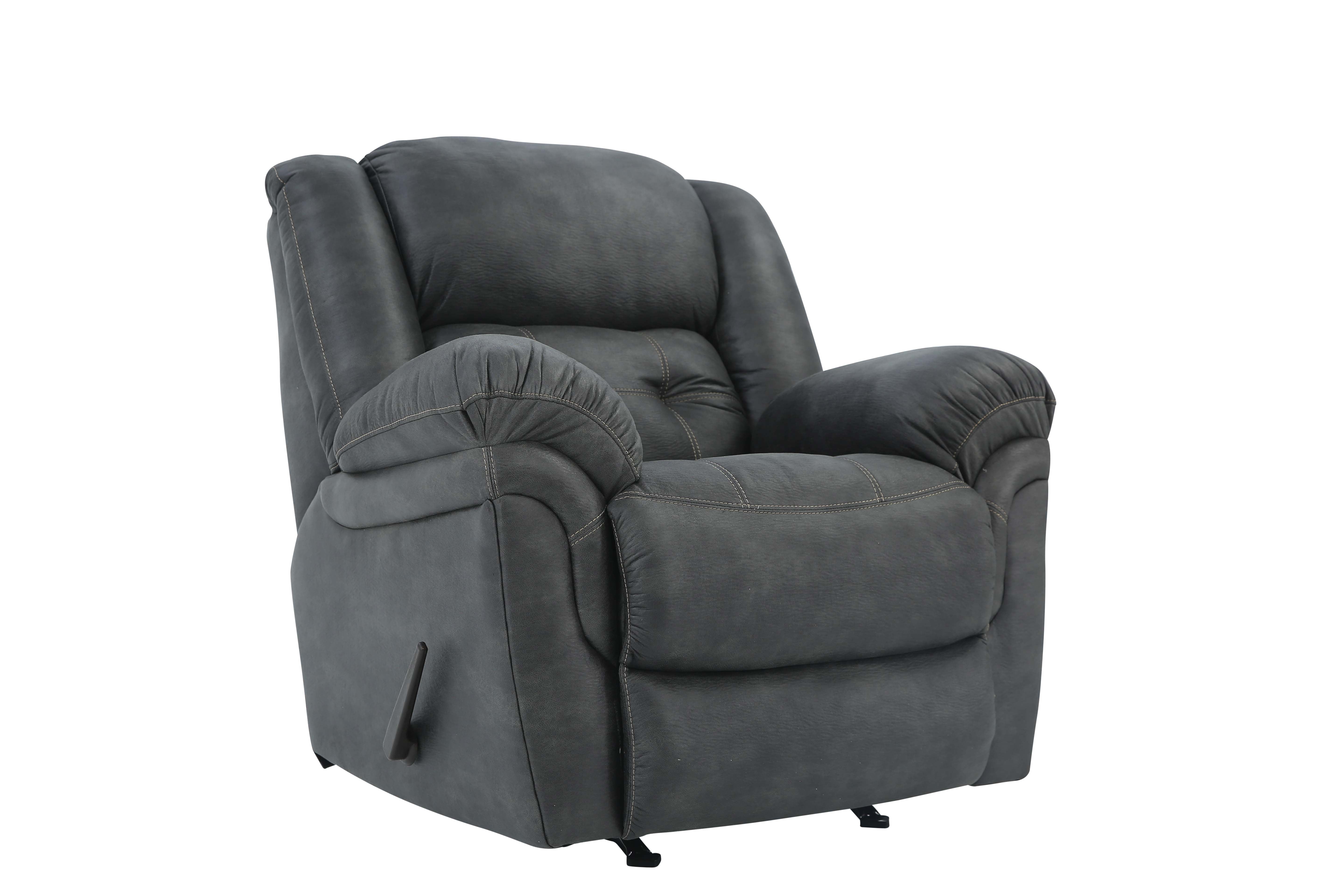 Haygen Rocker Recliner - Charcoal - Additional View 1