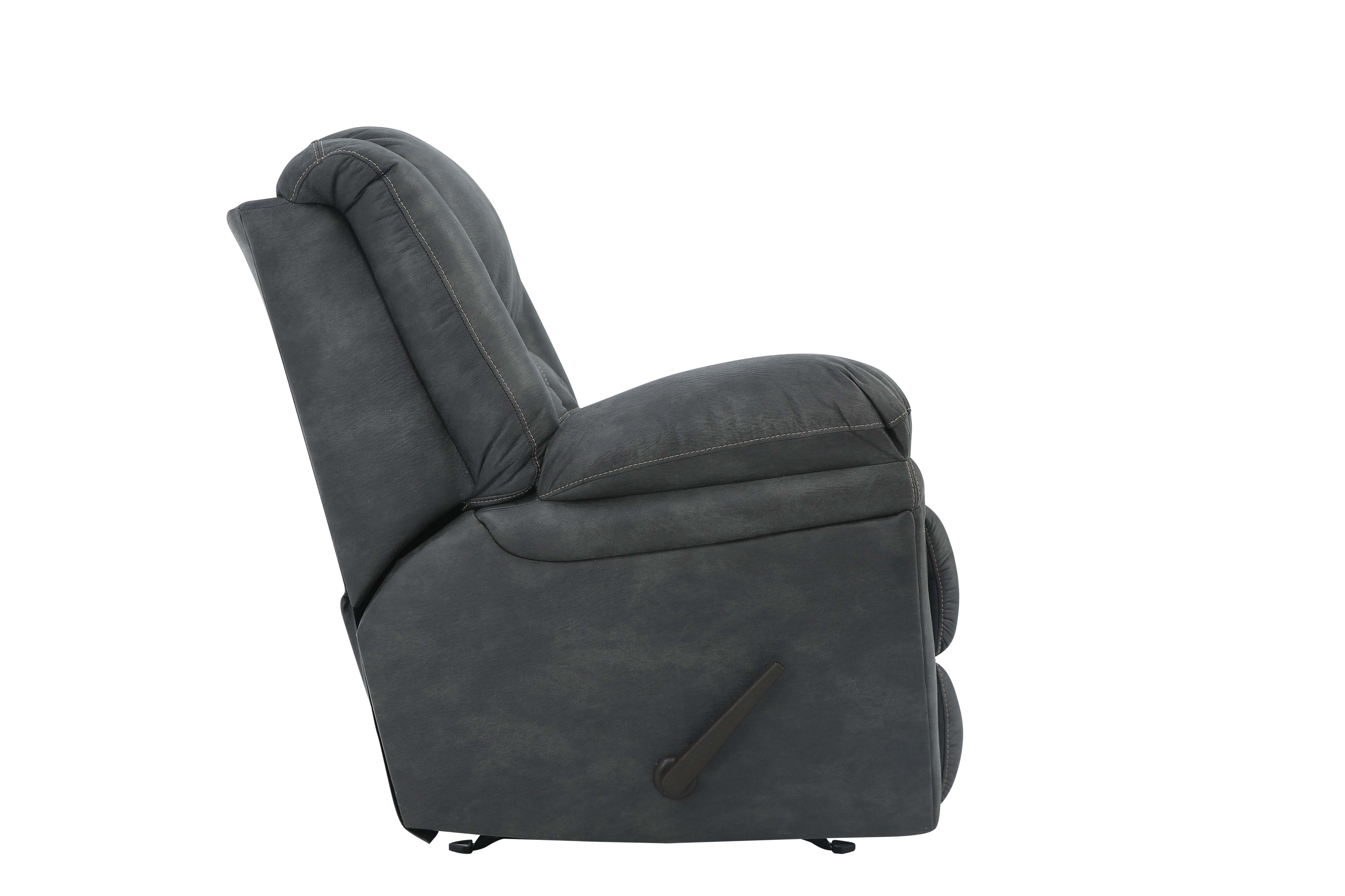 Haygen Rocker Recliner - Charcoal - Additional View 2