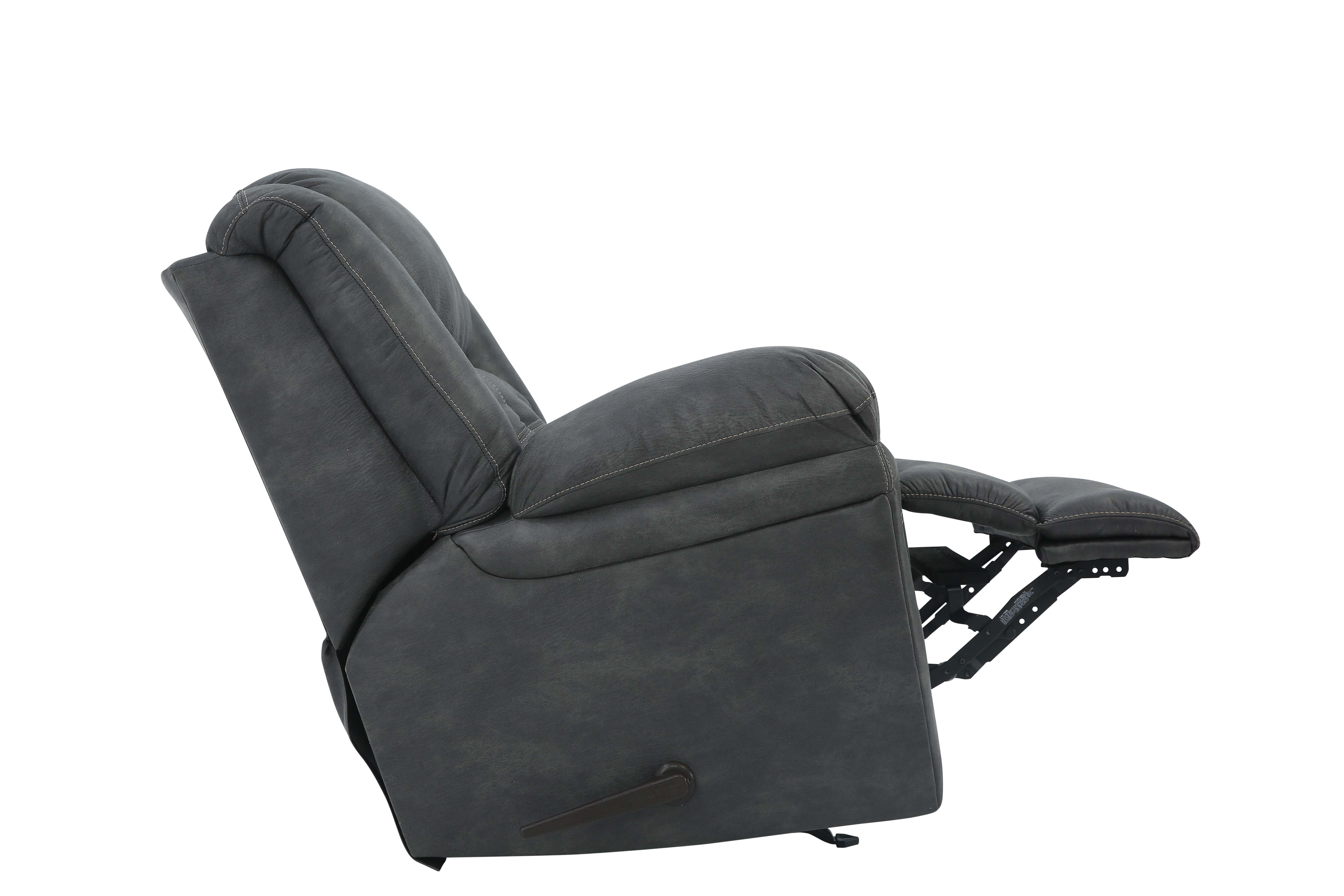 Haygen Rocker Recliner - Charcoal - Additional View 3