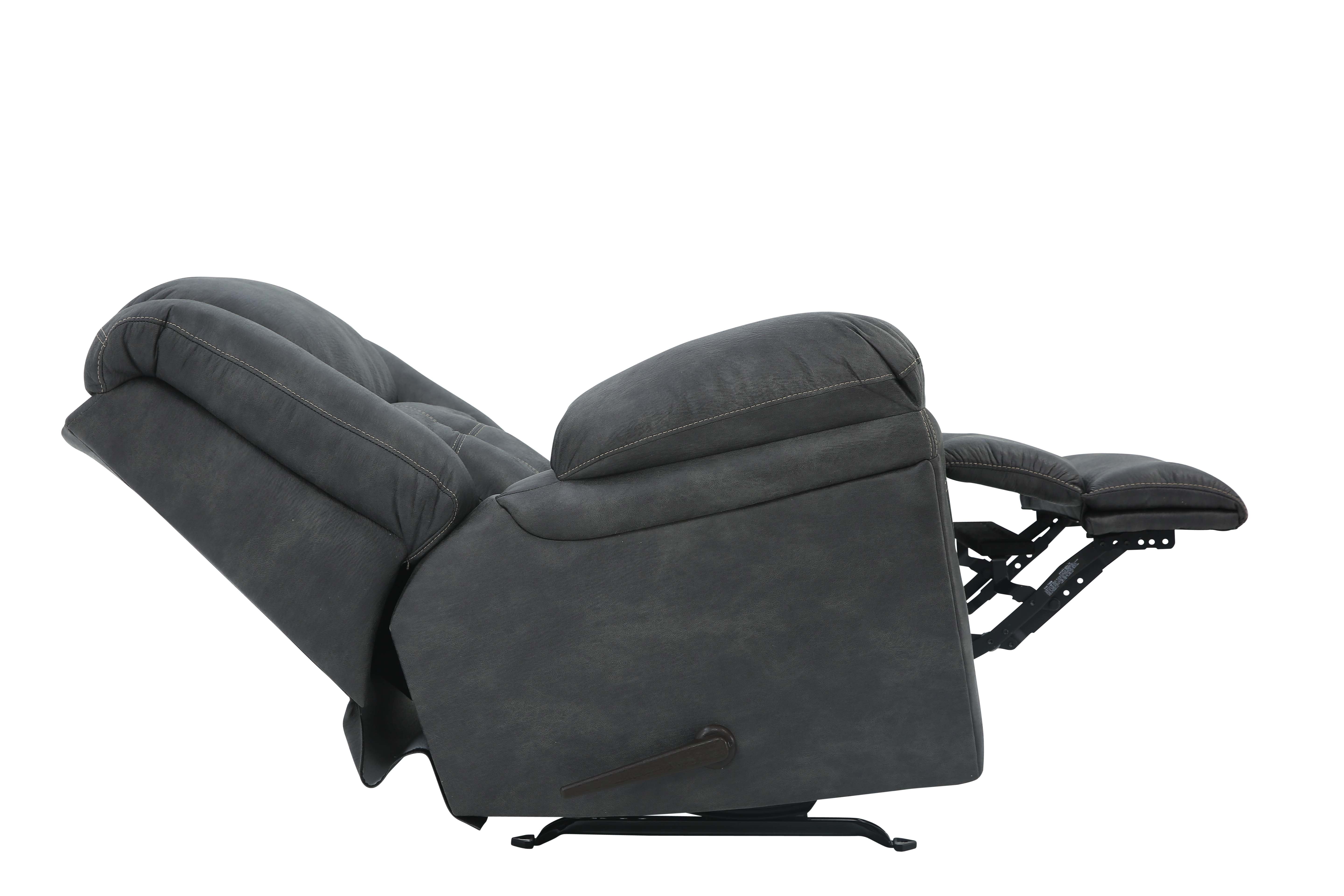 Haygen Rocker Recliner - Charcoal - Additional View 4
