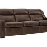 GERMAIN LEATHER POWER SOFA - Additional View 1