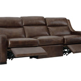 GERMAIN LEATHER POWER SOFA - Additional View 2