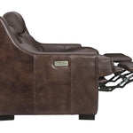 GERMAIN LEATHER POWER SOFA - Additional View 3