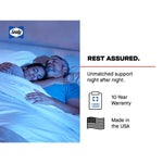 Tempur Sealy - BRENHAM II HYBRID SOFT KING MATTRESS - Blue Fabric - Mattresses - Additional View 16