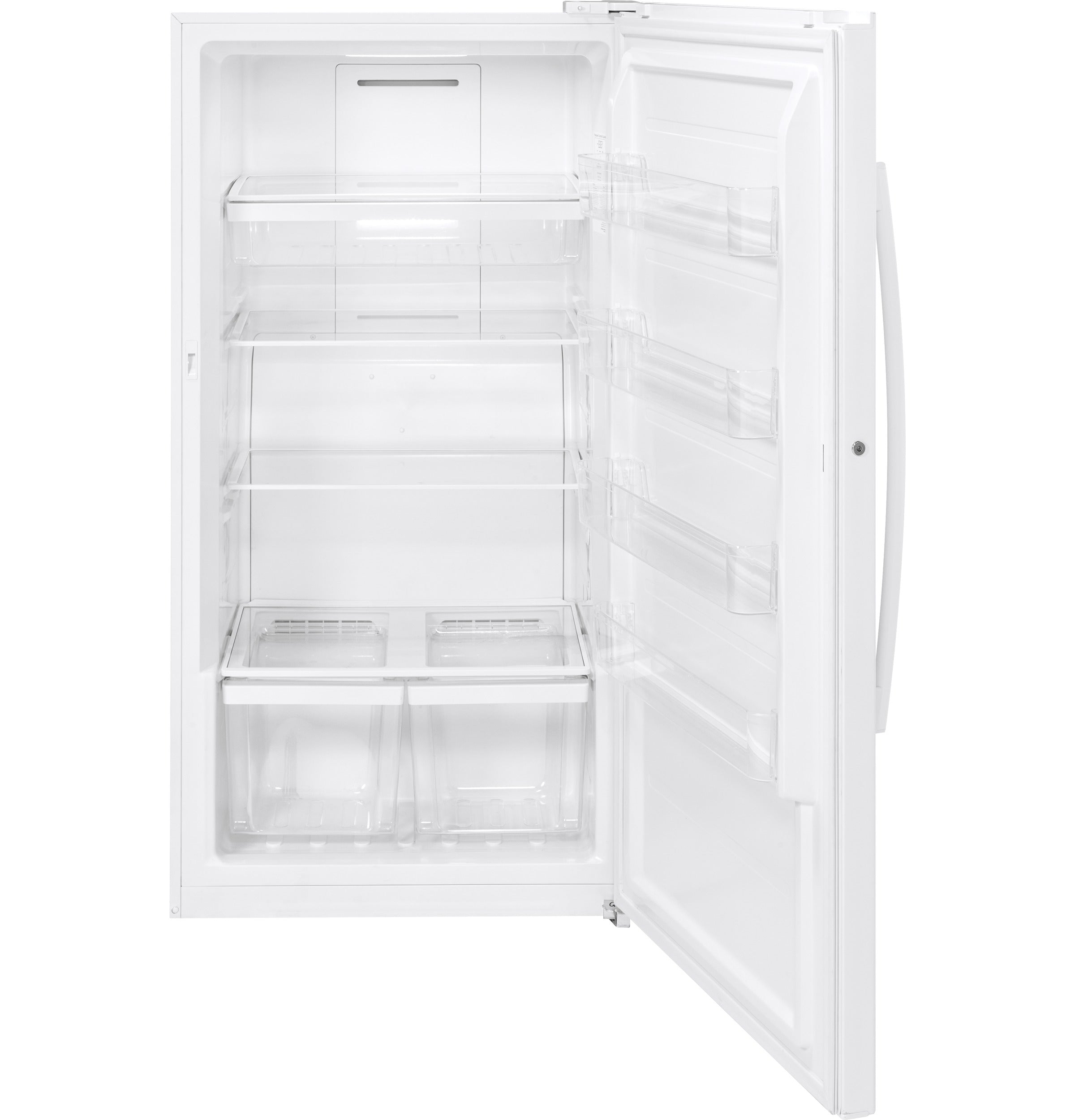 GE WHITE 17.3CU FROST FREE UPRIGHT FREEZER - Freezers - Additional View 2
