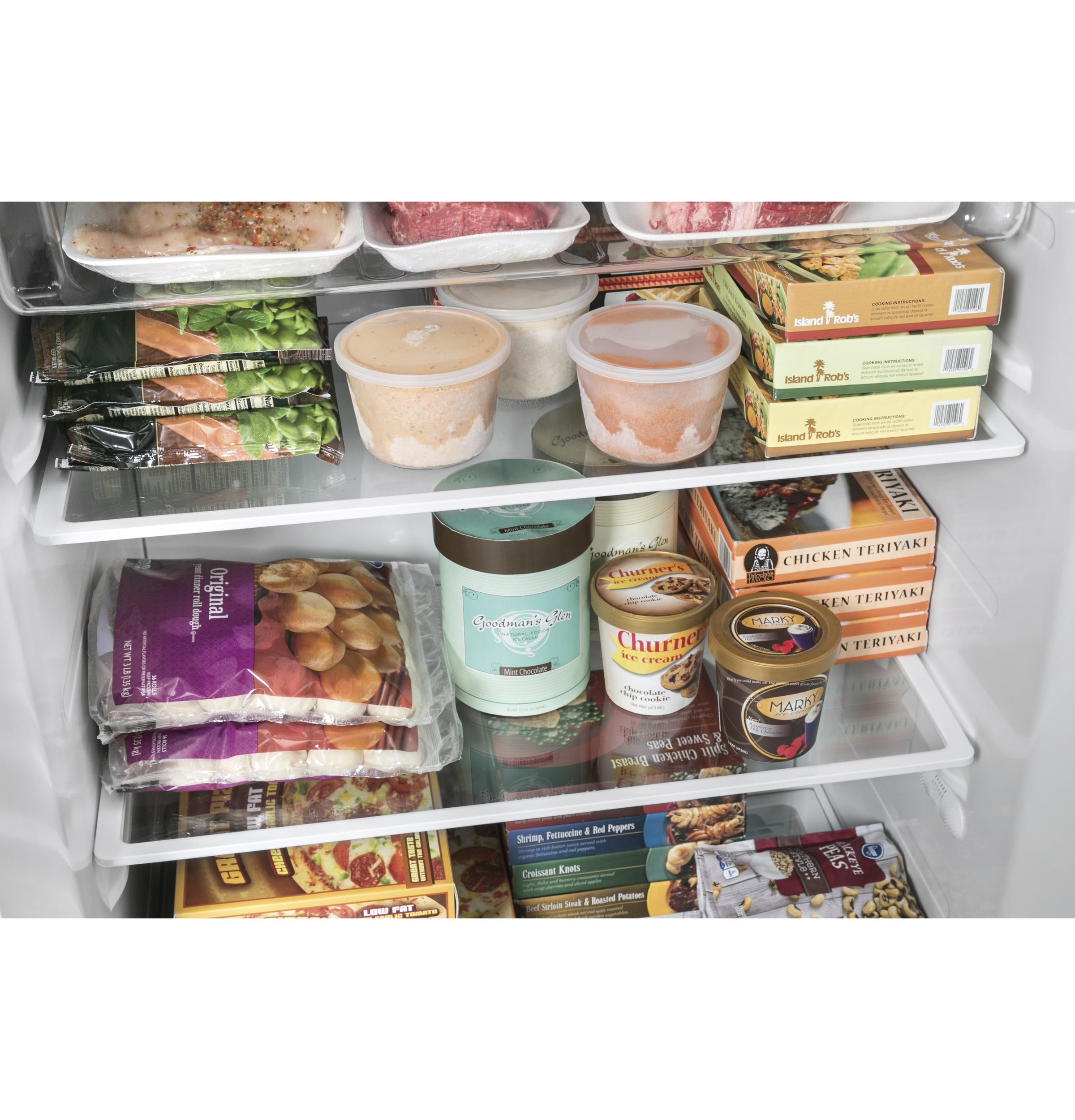 GE WHITE 17.3CU FROST FREE UPRIGHT FREEZER - Freezers - Additional View 5