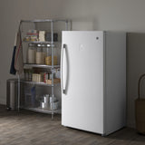 GE WHITE 17.3CU FROST FREE UPRIGHT FREEZER - Freezers - Additional View 10