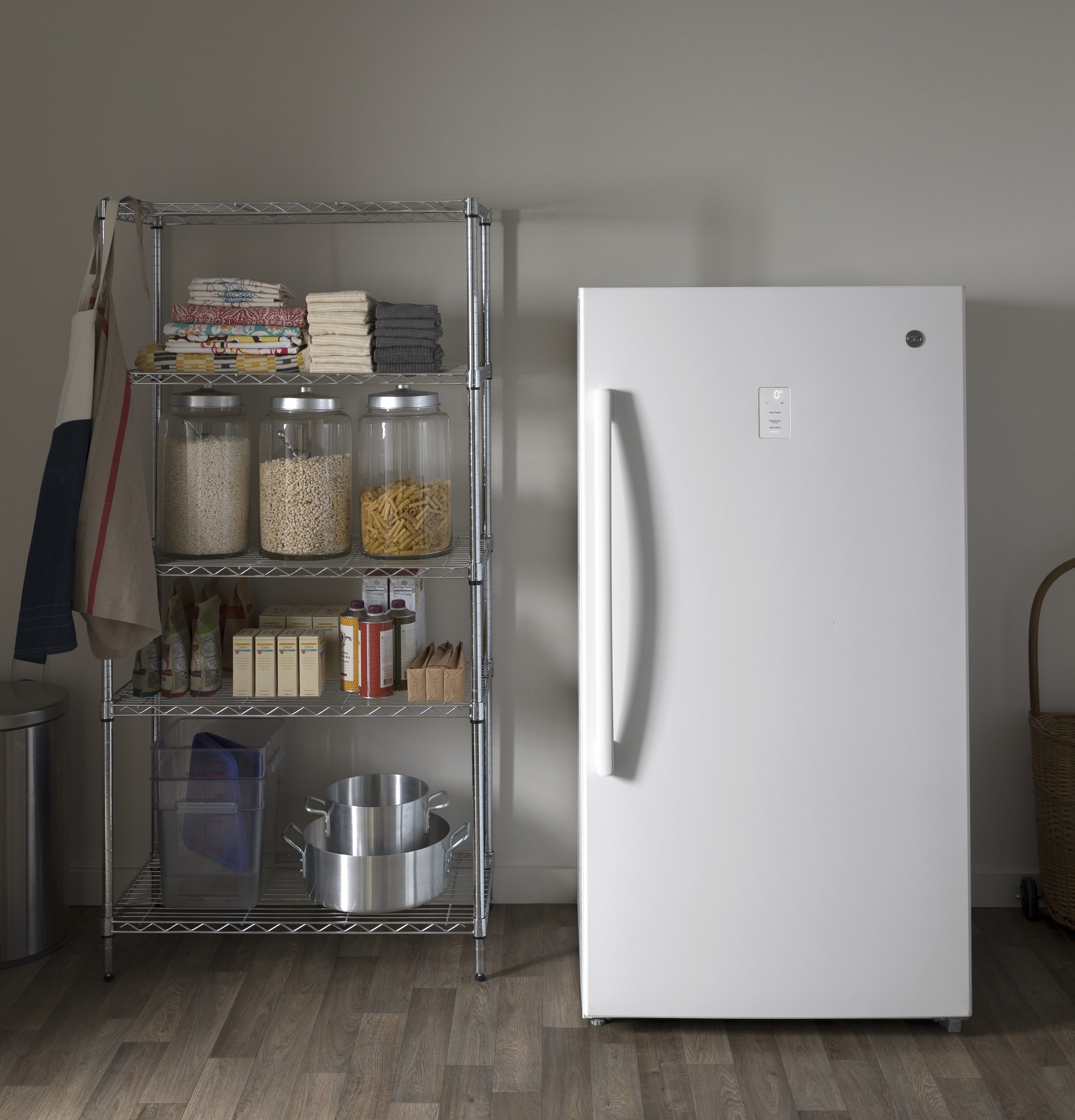 GE WHITE 17.3CU FROST FREE UPRIGHT FREEZER - Freezers - Additional View 12