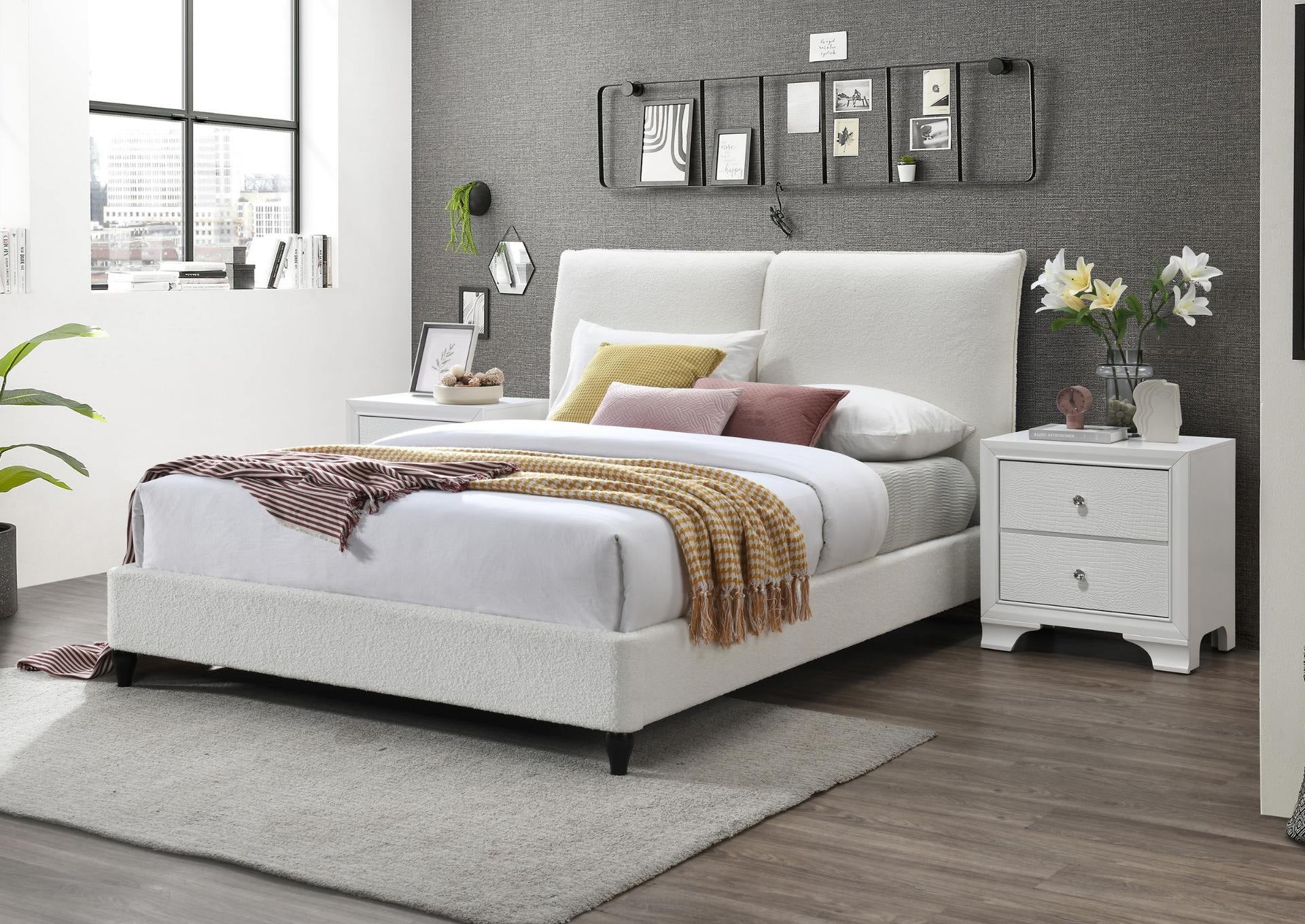 Jenn Queen Bed - White - Additional View 2