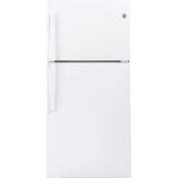 GE WHITE 21.9CU TOP FREEZER REFRIGERATOR - Refrigerators