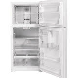 GE WHITE 21.9CU TOP FREEZER REFRIGERATOR - Refrigerators - Additional View 2