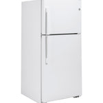 GE WHITE 21.9CU TOP FREEZER REFRIGERATOR - Refrigerators - Additional View 3
