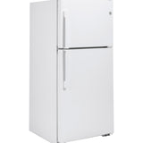 GE WHITE 21.9CU TOP FREEZER REFRIGERATOR - Refrigerators - Additional View 3