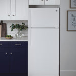 GE WHITE 21.9CU TOP FREEZER REFRIGERATOR - Refrigerators - Additional View 6