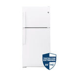 GE WHITE 21.9CU TOP FREEZER REFRIGERATOR - Refrigerators - Additional View 7