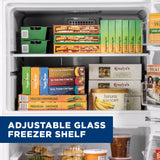 GE WHITE 21.9CU TOP FREEZER REFRIGERATOR - Refrigerators - Additional View 9
