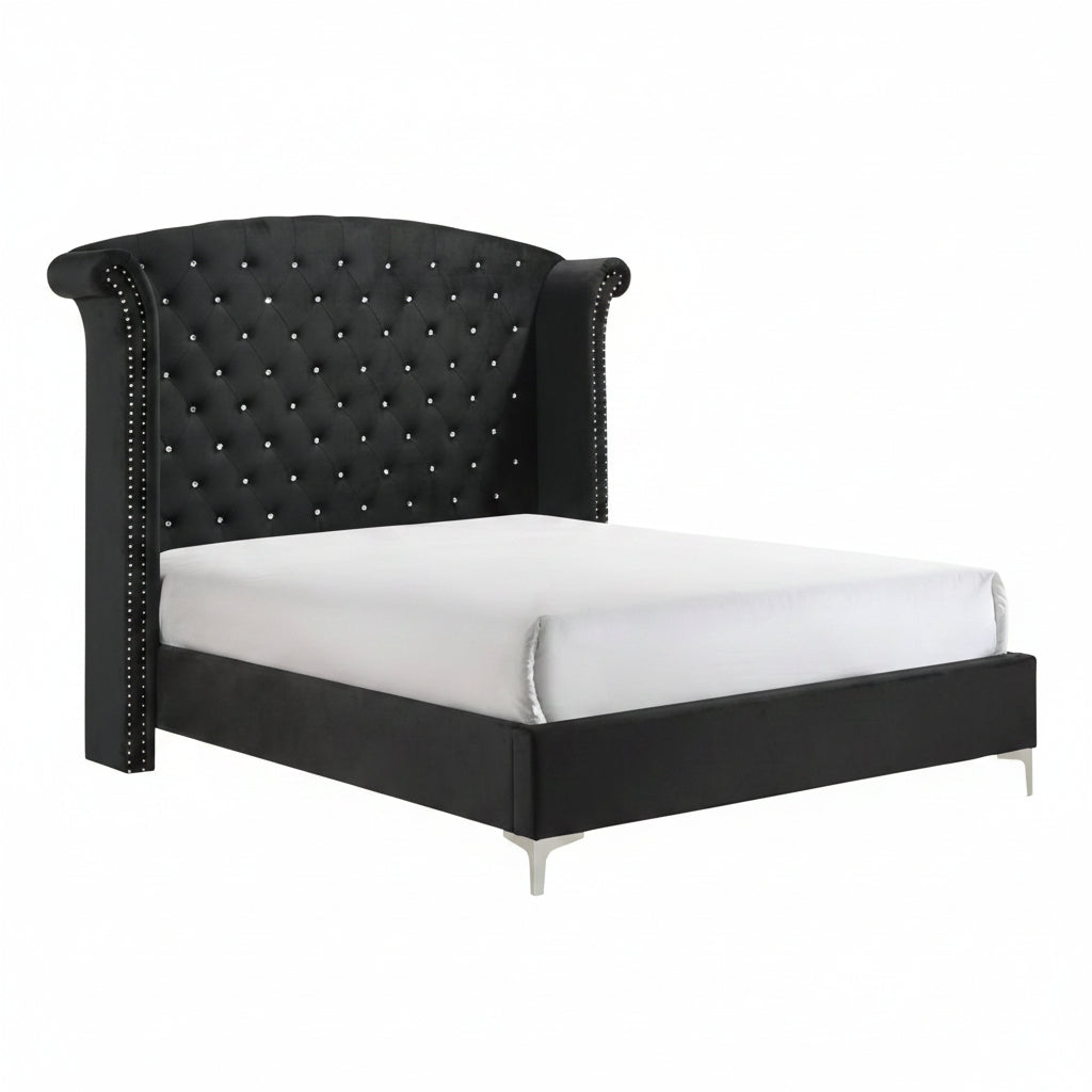 Lucinda Black Queen Bed