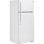 GE WHITE 18CU TOP FREEZER REFRIGERATOR - Refrigerators - Additional View 2
