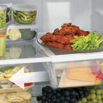 GE WHITE 18CU TOP FREEZER REFRIGERATOR - Refrigerators - Additional View 5