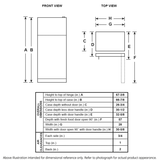 GE WHITE 18CU TOP FREEZER REFRIGERATOR - Refrigerators - Additional View 11