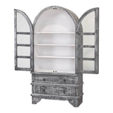 VITO GREY/WHITE DISPLAY CABINET - Additional View 2