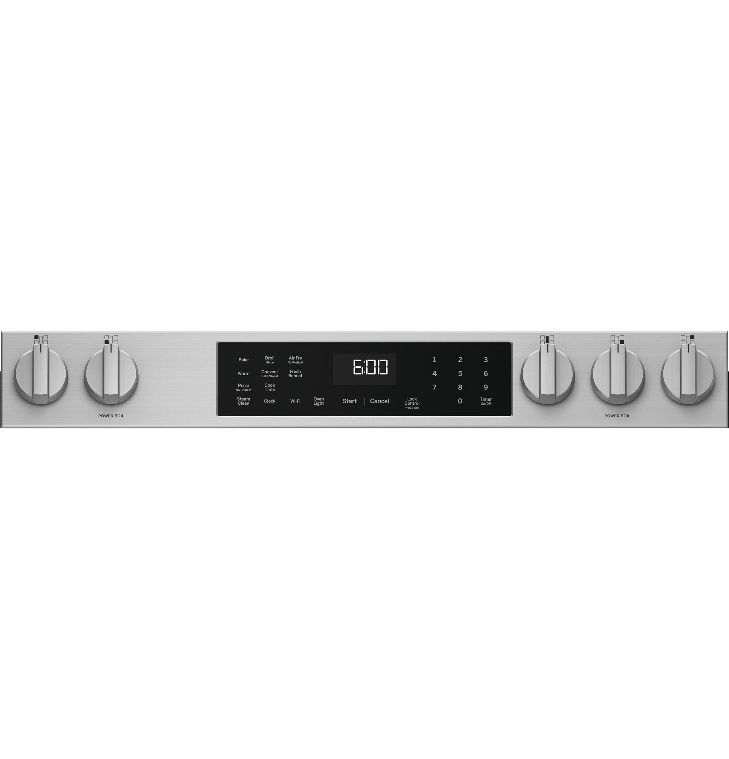 GE STAINLESS SLIDE-IN GAS RANGE WITH CONVECTION AND AIR FRY - Pearl Silver|Black - Ranges - Additional View 4