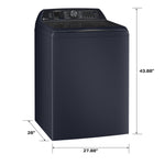 GE SAPPHIRE BLUE TOP LOAD 5.4CU WASHER - Washers - Additional View 21
