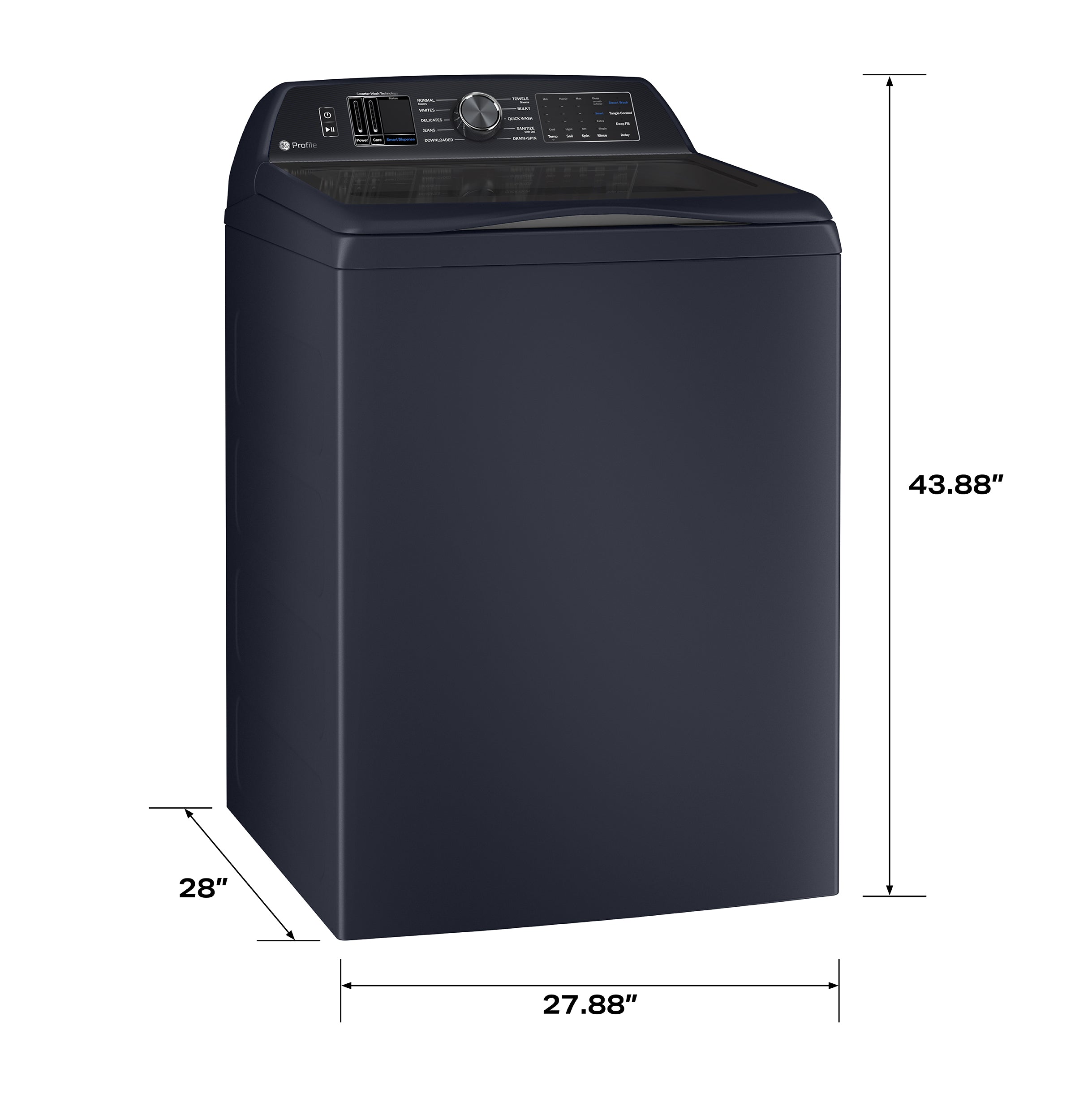 GE SAPPHIRE BLUE TOP LOAD 5.4CU WASHER - Washers - Additional View 21