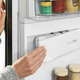 GE STAINLESS PROFILE 28CU FRENCH DOOR SMART 4-DOOR REFRIGERATOR - Pearl Silver - Refrigerators - Additional View 27
