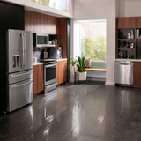 GE STAINLESS PROFILE 28CU FRENCH DOOR SMART 4-DOOR REFRIGERATOR - Pearl Silver - Refrigerators - Additional View 30
