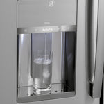 GE STAINLESS PROFILE 28CU FRENCH DOOR SMART 4-DOOR REFRIGERATOR - Pearl Silver - Refrigerators - Additional View 6