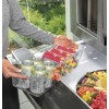 GE STAINLESS PROFILE 28CU FRENCH DOOR SMART 4-DOOR REFRIGERATOR - Pearl Silver - Refrigerators - Additional View 8