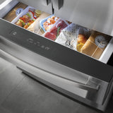 GE STAINLESS PROFILE 28CU FRENCH DOOR SMART 4-DOOR REFRIGERATOR - Pearl Silver - Refrigerators - Additional View 10