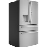 GE STAINLESS PROFILE 28CU FRENCH DOOR SMART 4-DOOR REFRIGERATOR - Pearl Silver - Refrigerators - Additional View 16