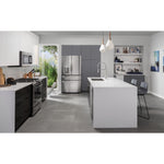 GE STAINLESS PROFILE 28CU FRENCH DOOR SMART 4-DOOR REFRIGERATOR - Pearl Silver - Refrigerators - Additional View 20