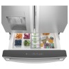 GE STAINLESS PROFILE 28CU FRENCH DOOR SMART 4-DOOR REFRIGERATOR - Pearl Silver - Refrigerators - Additional View 22