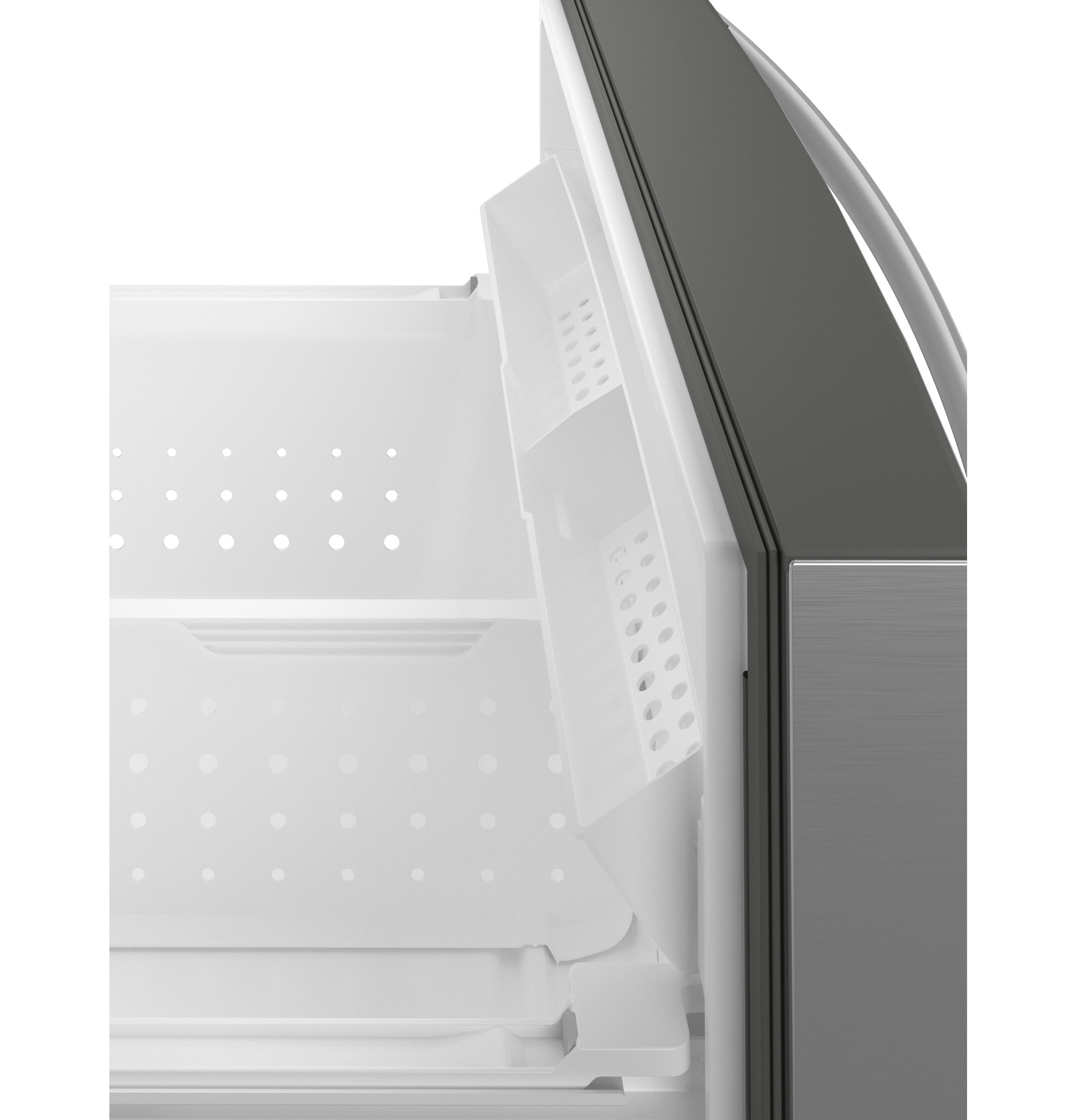 GE STAINLESS PROFILE 28CU FRENCH DOOR SMART 4-DOOR REFRIGERATOR - Pearl Silver - Refrigerators - Additional View 26